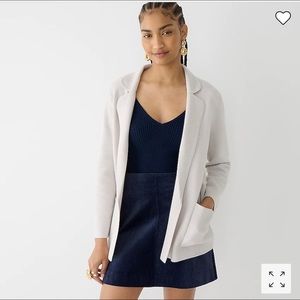 NWOT J. Crew Eloise sweater-blazer